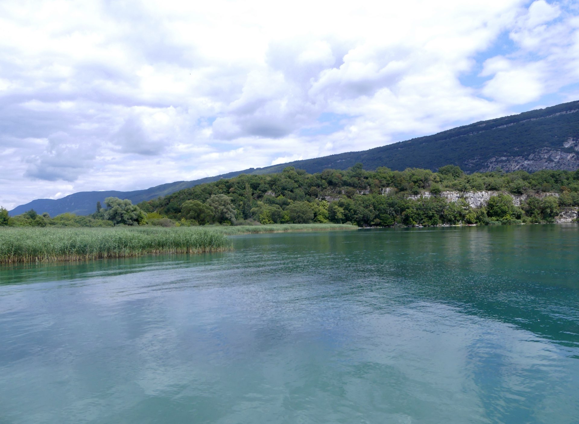 L'entrée du lac du Bourget